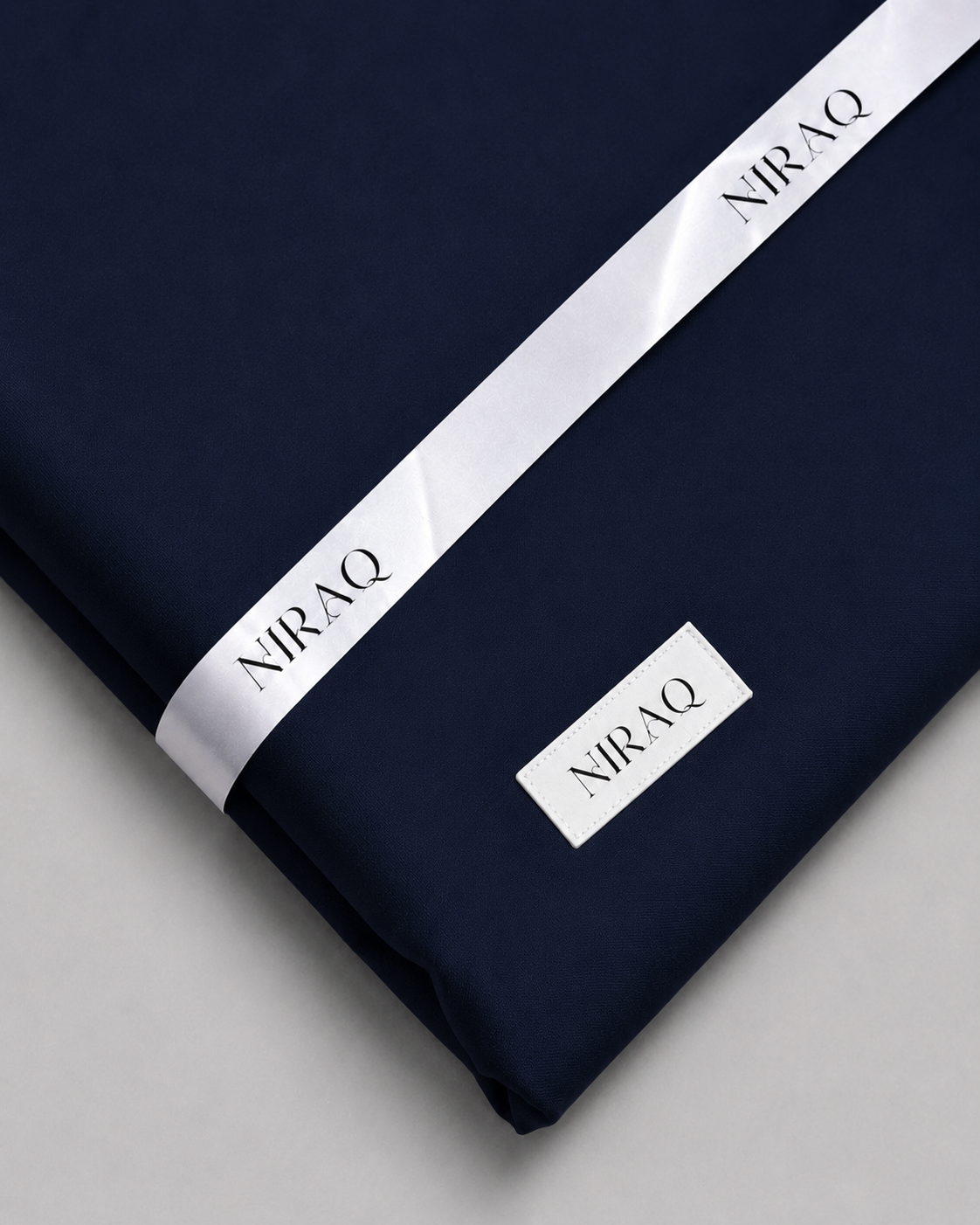 NIRAQ Men's Unstitched Suit - Blue Classic